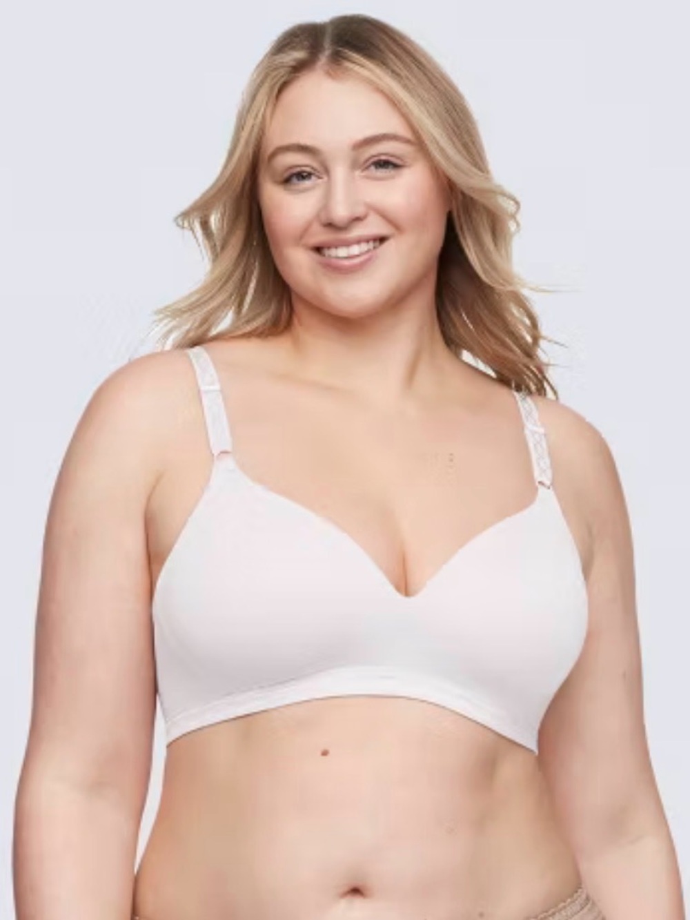 NWT Auden Pale gray Wireless Comfort Bra